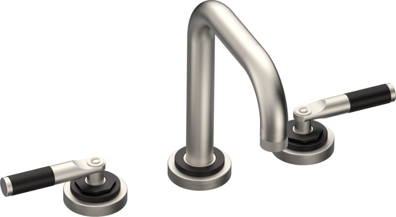 3 Hole lavatory filler without pop-up waste, 7 13/16