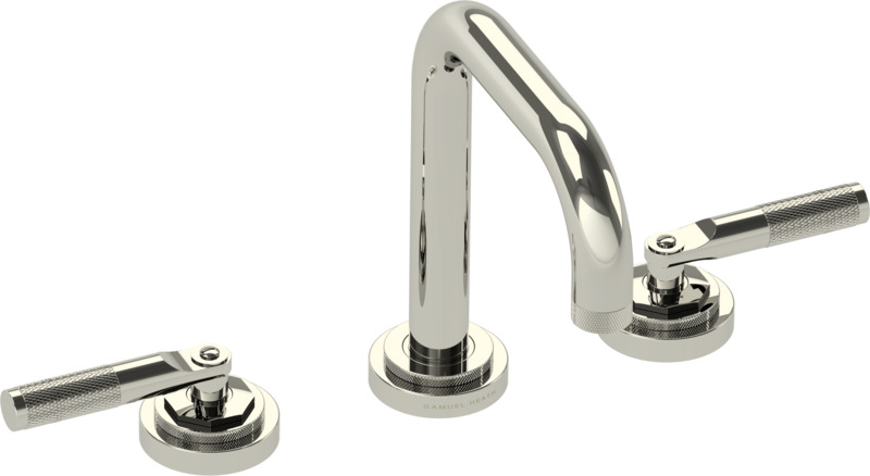 3 Hole lavatory filler without pop-up waste, 7 13/16