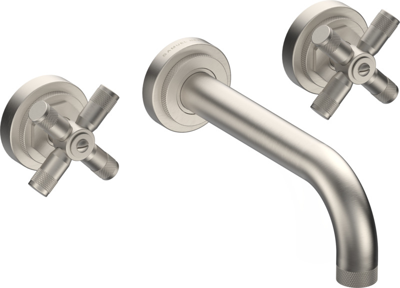 3 Hole wall mounted lavatory filler, 7 1/16