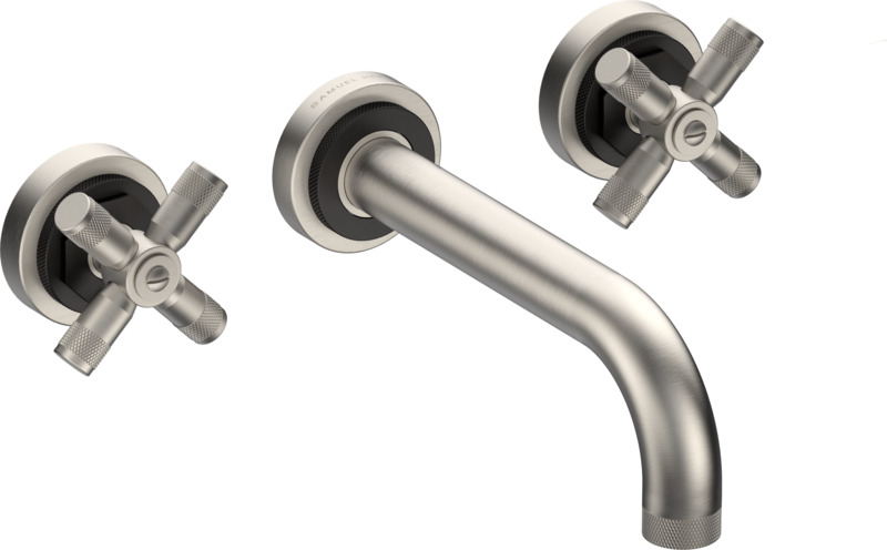 3 Hole wall mounted lavatory filler, 7 1/16