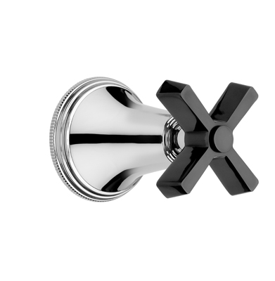 Gloss Black Chrome Cross Tops