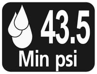 43.5 PSI